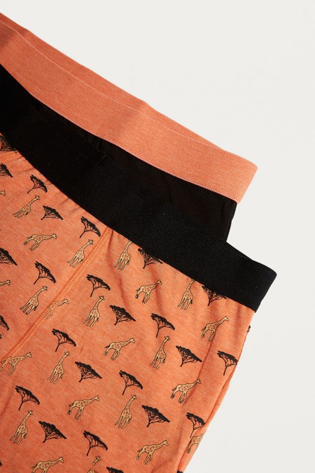 UO Giraffe Print Boxer Trunks 2-Pack #2