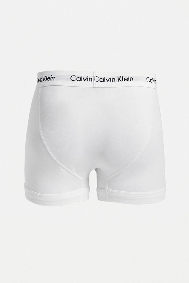 Calvin Klein White Boxer Trunks 3-Pack | Urban Outfitters UK