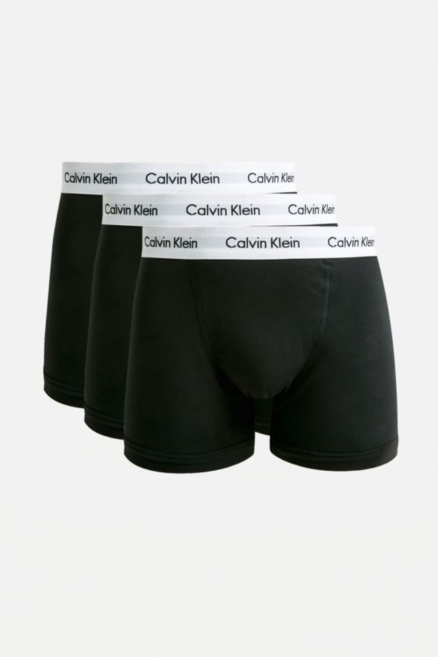 palm eigenaar Presentator Calvin Klein Black Boxer Trunks 3-Pack | Urban Outfitters UK