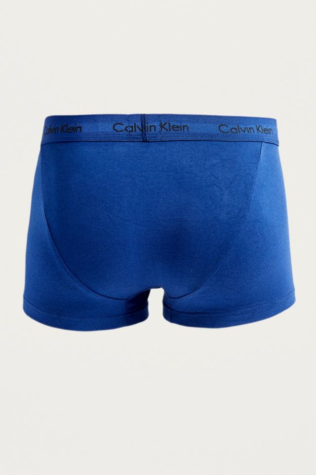 Calvin Klein Blue, Green and Orange Low Rise Boxer Trunks 3-Pack #1