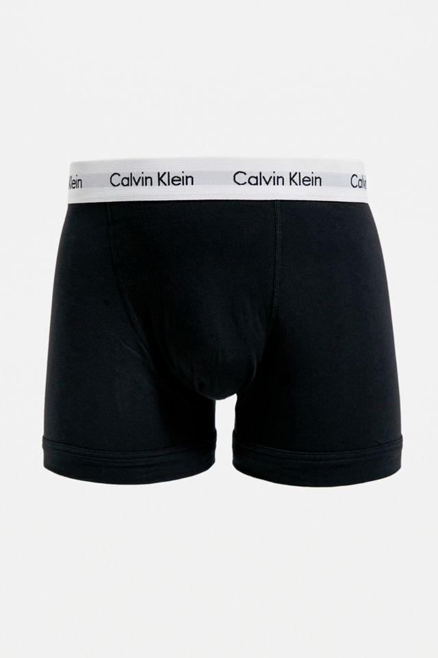 Calvin Klein Black Boxer Trunks 3Pack Urban Outfitters UK
