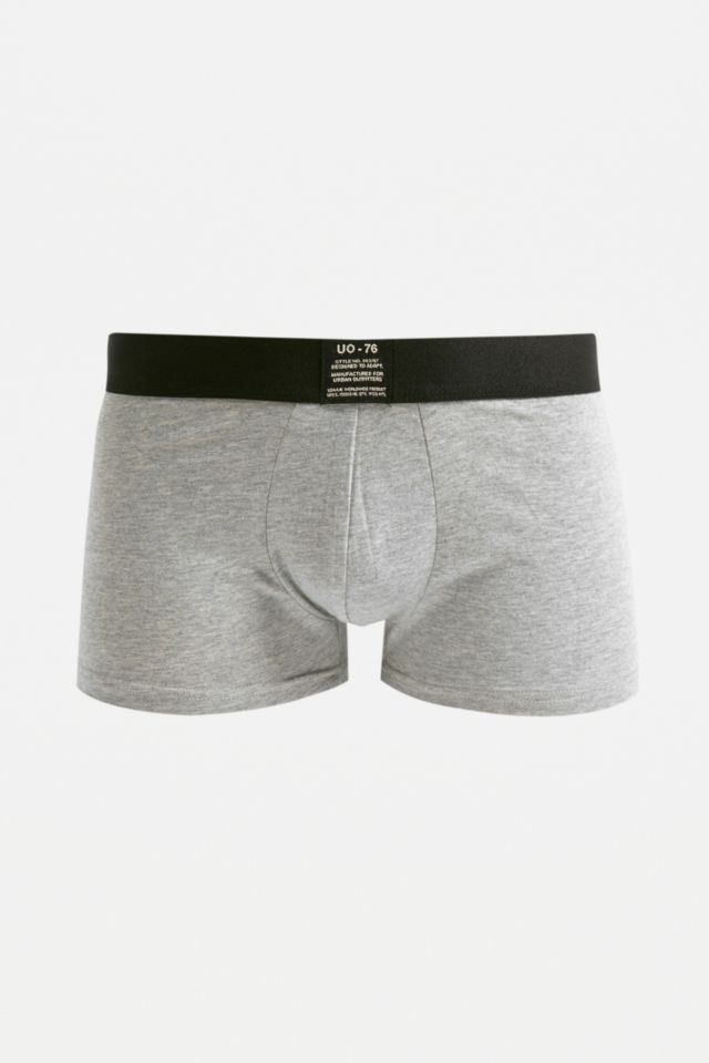 UO Grey Low Rise Boxer Trunks | Urban Outfitters UK