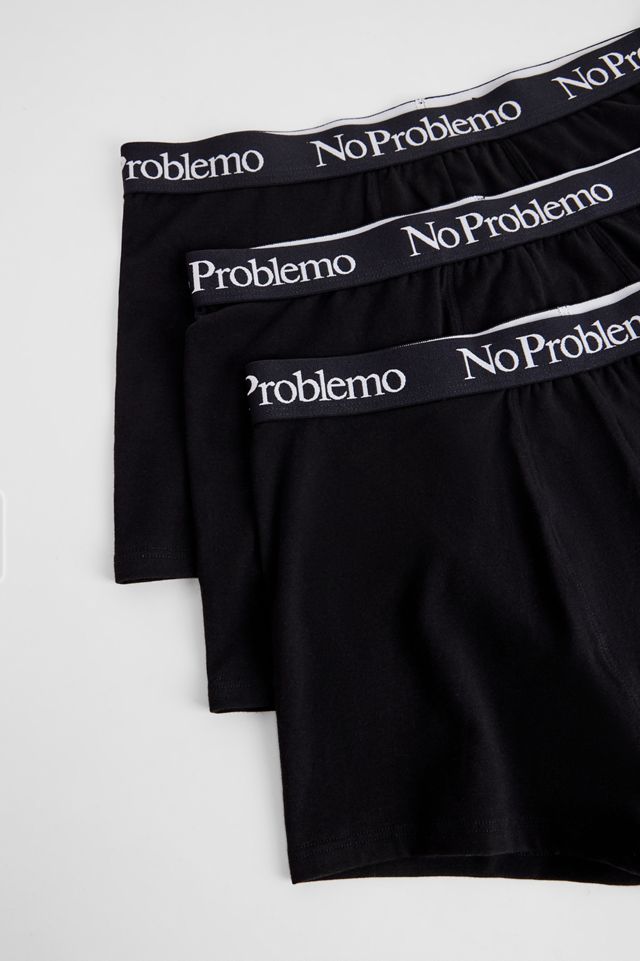 No Problemo Black Boxer Briefs #1