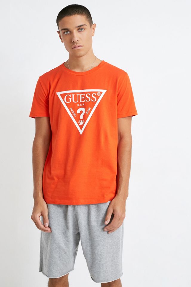 GUESS Orange Crew Neck T-Shirt 1-Pack #1
