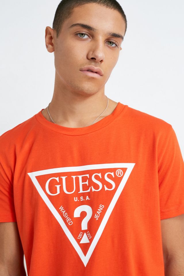 GUESS Orange Crew Neck T-Shirt 1-Pack #2