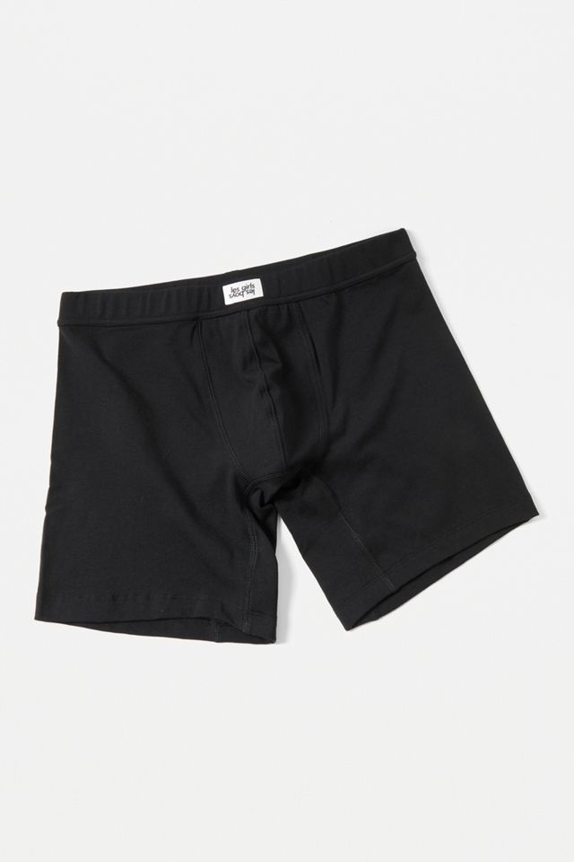 les Girls les Boys Black Boxer Trunks Urban Outfitters UK