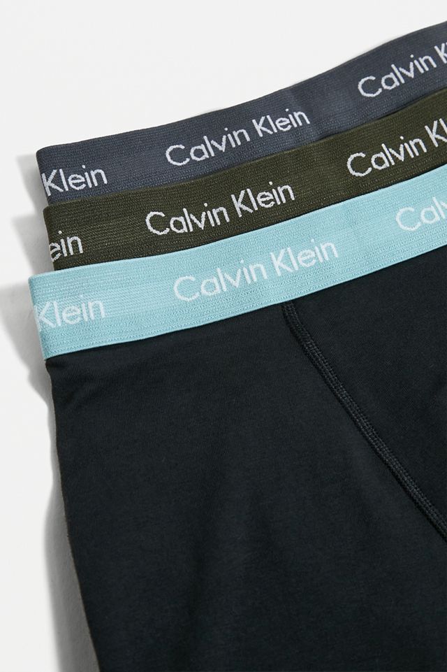 Calvin Klein 3 pack Cotton Stretch trunks, ASOS