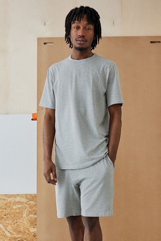 Calvin Klein Grey Short Sleeve T-Shirt & Short Set | Urban Outfitters UK