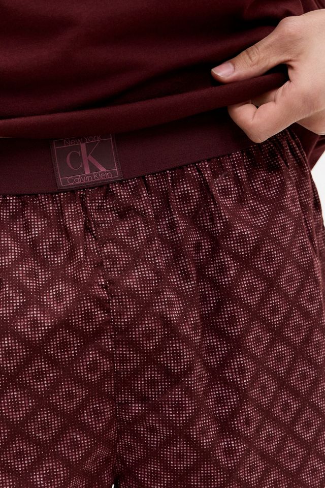 Set Lounge Manica Corta Bordeaux Calvin Klein #4