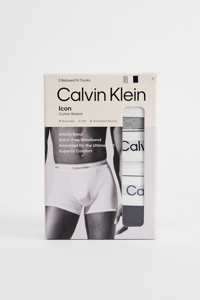 Calvin Klein Darted Trunks 3-Pack