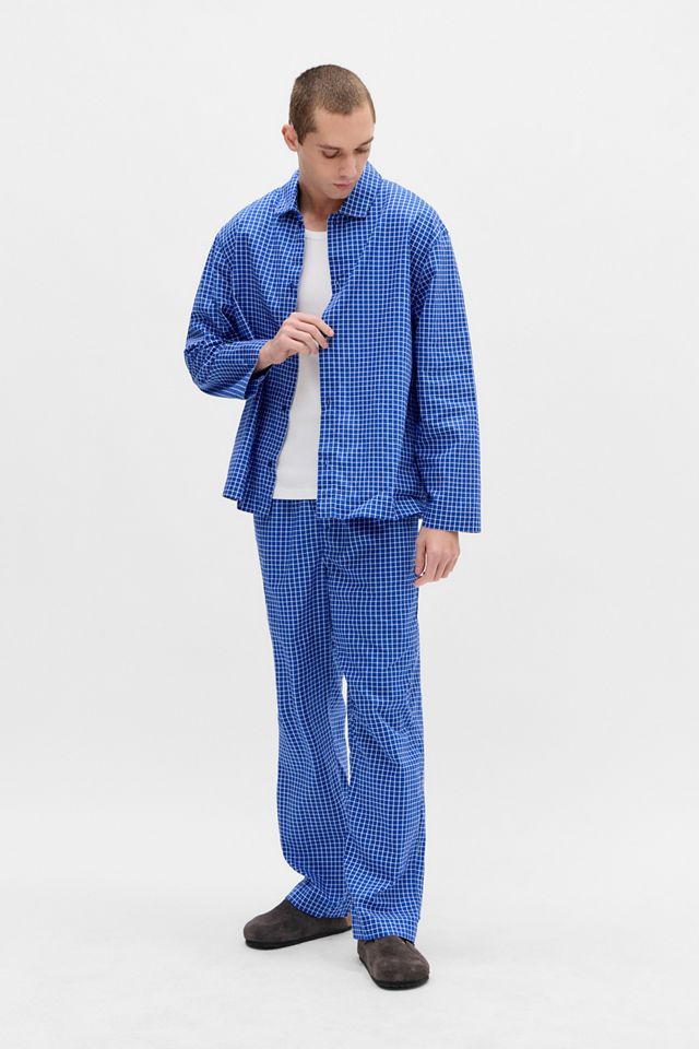 Conjunto de Pijama Popelina a Cuadros con Botones Calvin Klein #1