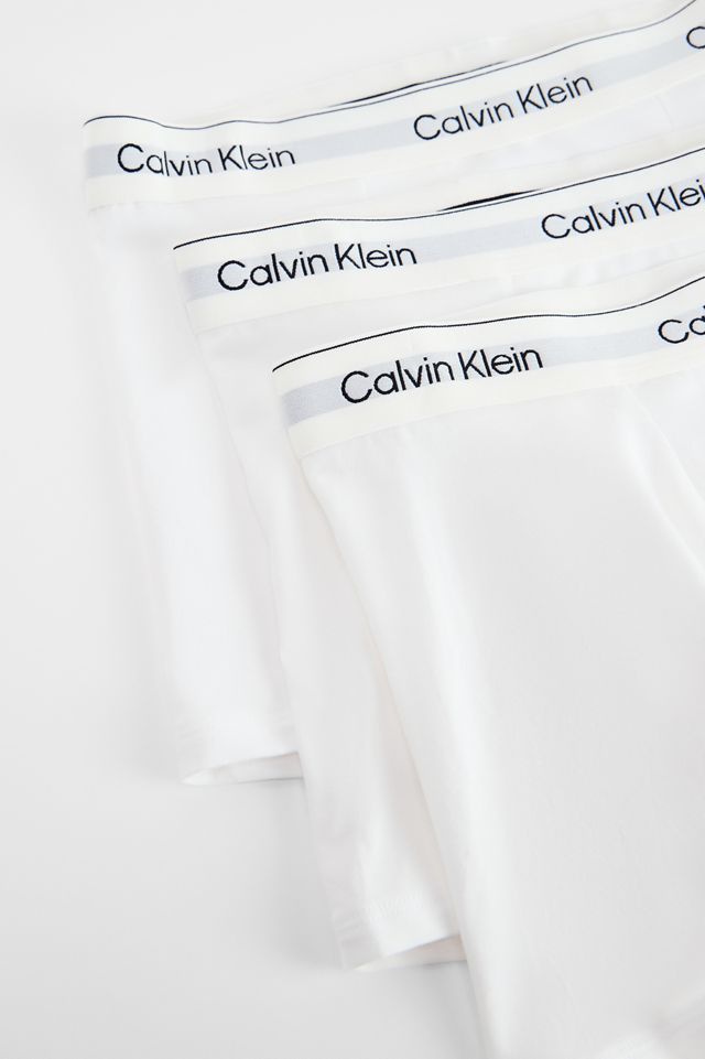 Calvin Klein White Trunks 3-Pack #1