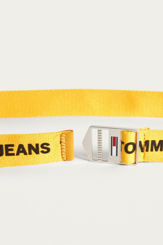 Tommy jeans yellow belt sale