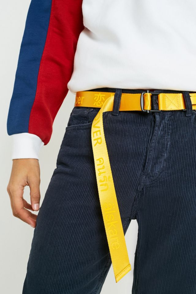 UO Lover Yellow Belt | Urban Outfitters UK