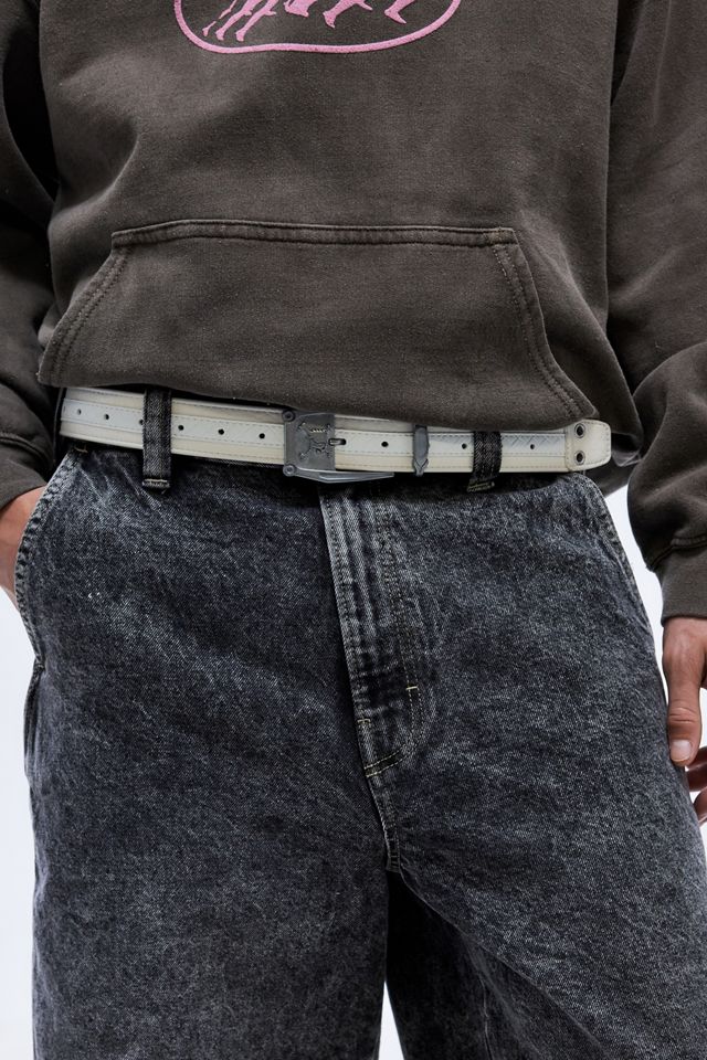 Oakley White Golf Skull 16.1 Belt | Urban Outfitters UK