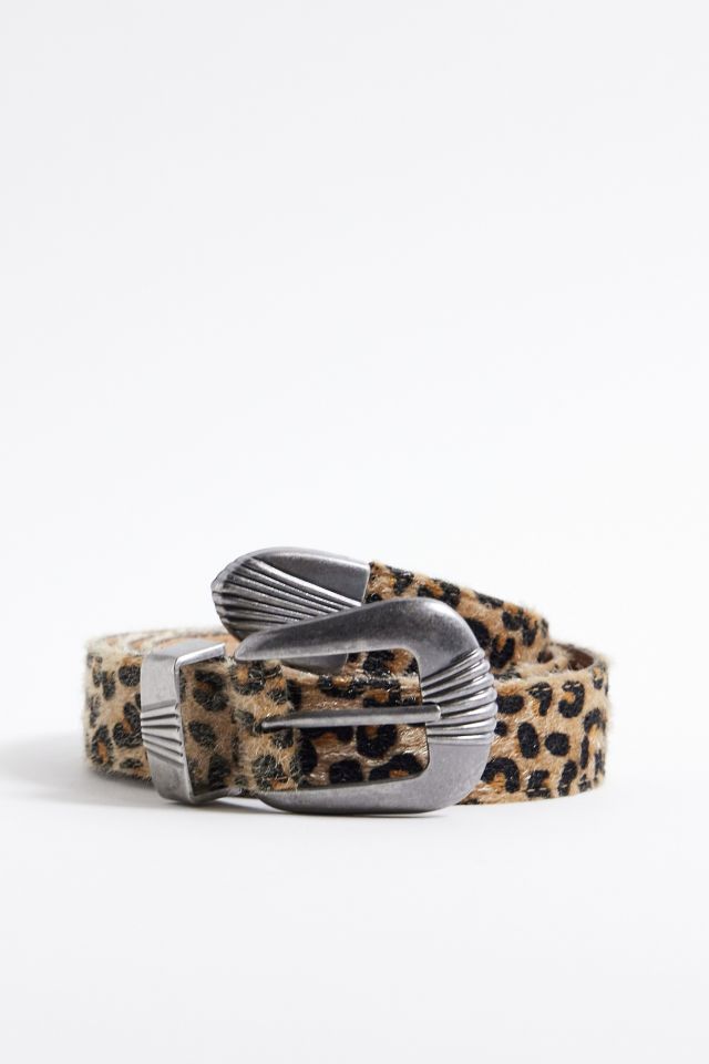 UO Leopard Print Buckle Belt Urban Outfitters UK