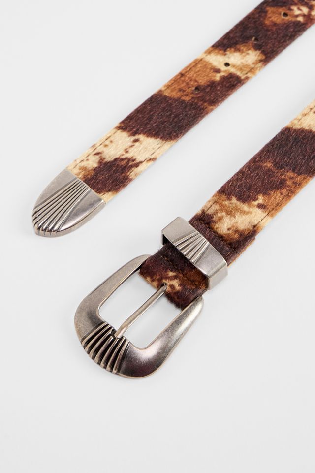 UO Cow Print Belt #1