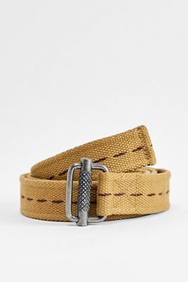Ceinture tissée beige UO
