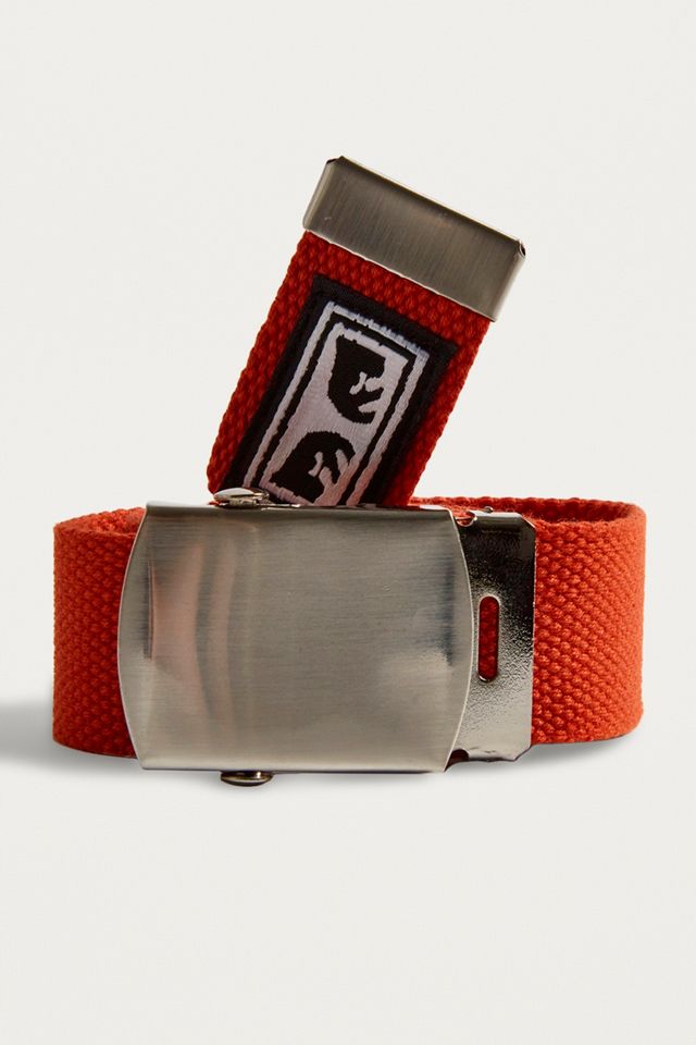 OBEY Big Boy Rust Web Belt Urban Outfitters UK