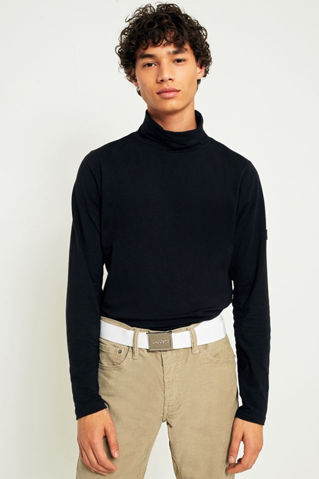Lacoste Croc Logo White Belt #1