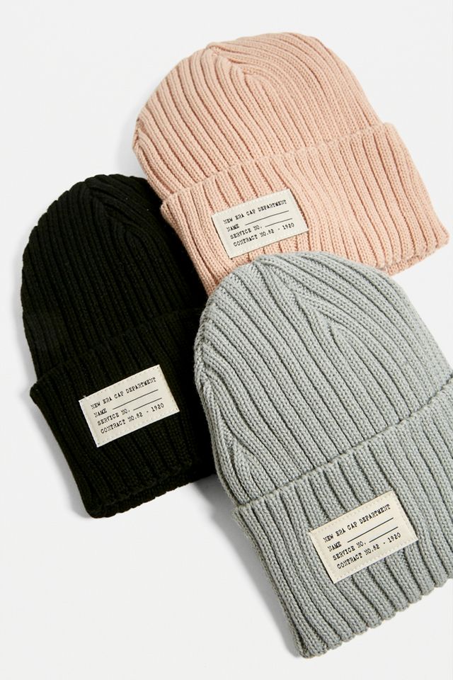 New Era Watch Grey Knit Beanie #1