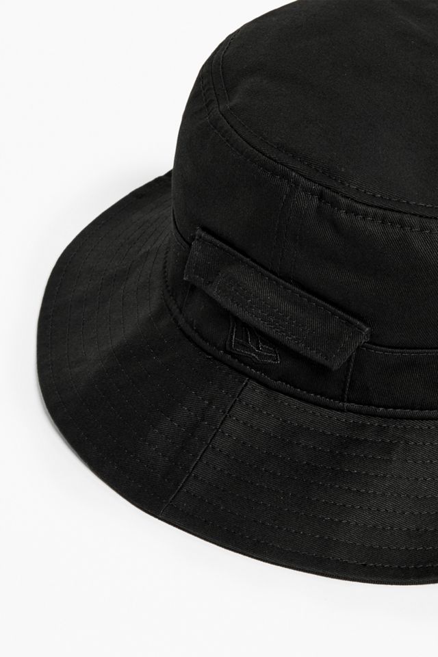 New Era Adventure Black Dog Ear Bucket Hat Urban Outfitters UK
