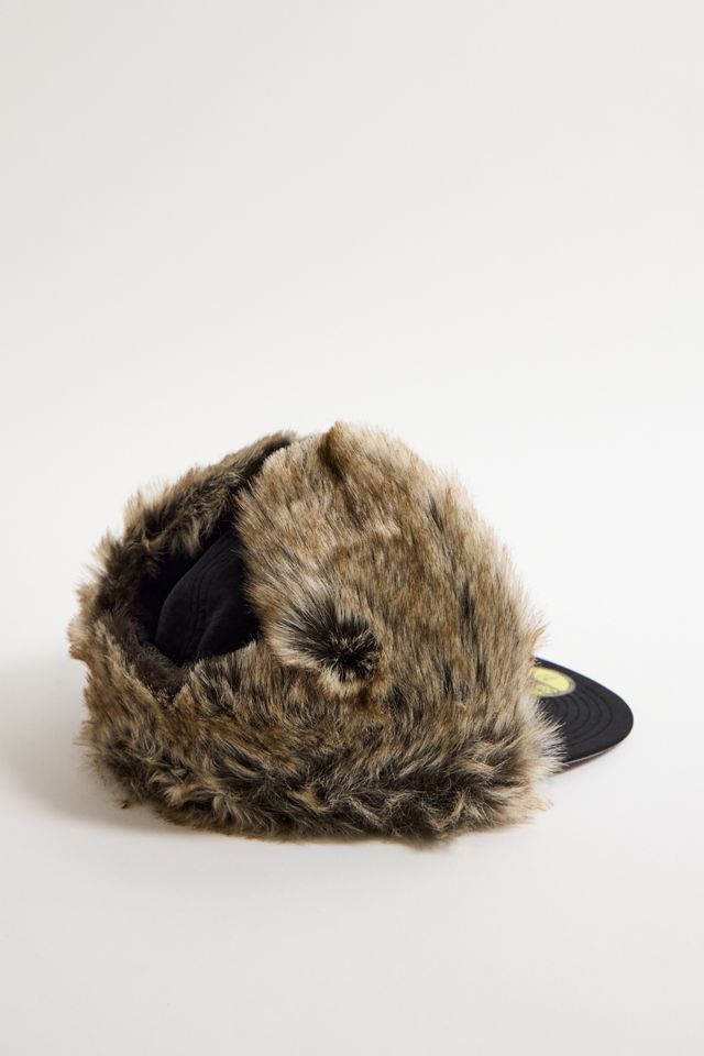 New Era Black NY Dog Ear Trapper Hat #2