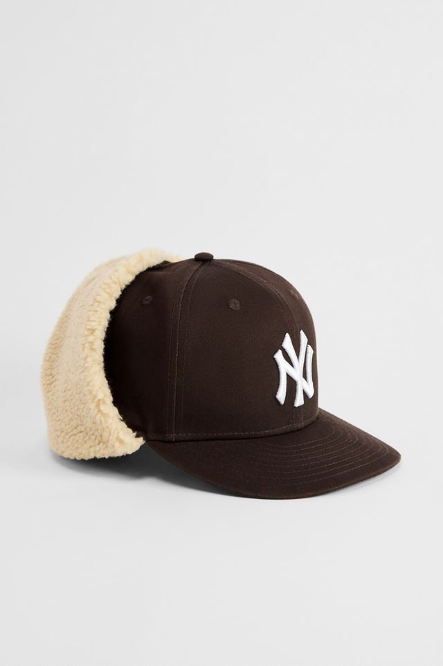 New Era Brown Twill Dog Ear Trapper Hat #2