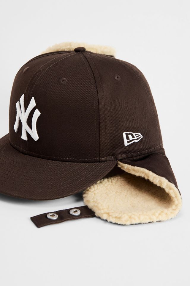 New Era Brown Twill Dog Ear Trapper Hat #3