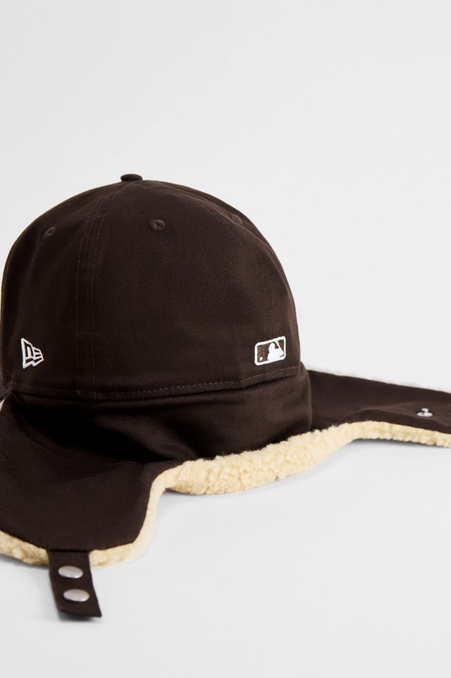 New Era Brown Twill Dog Ear Trapper Hat #4