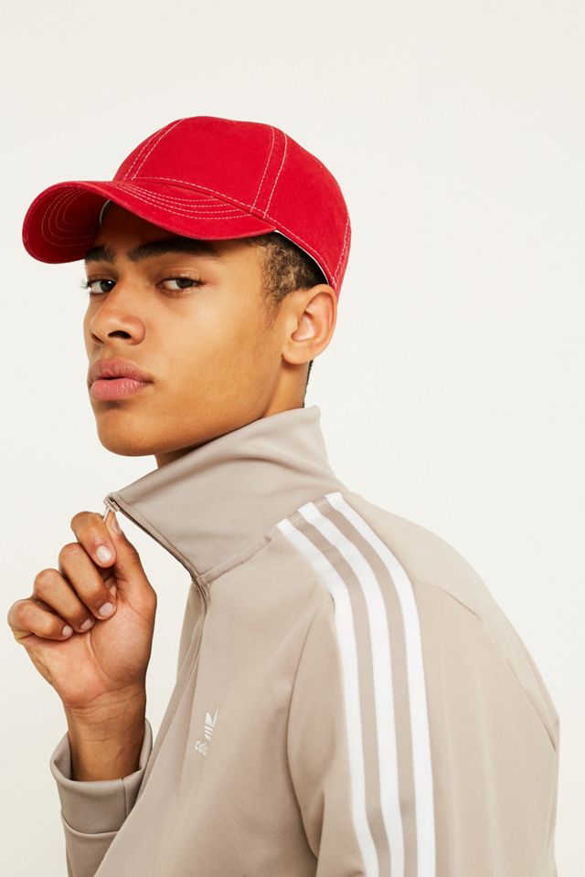 UO - Casquette motif sourire rouge délavé #3