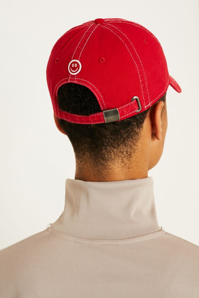 UO - Casquette motif sourire rouge délavé #4