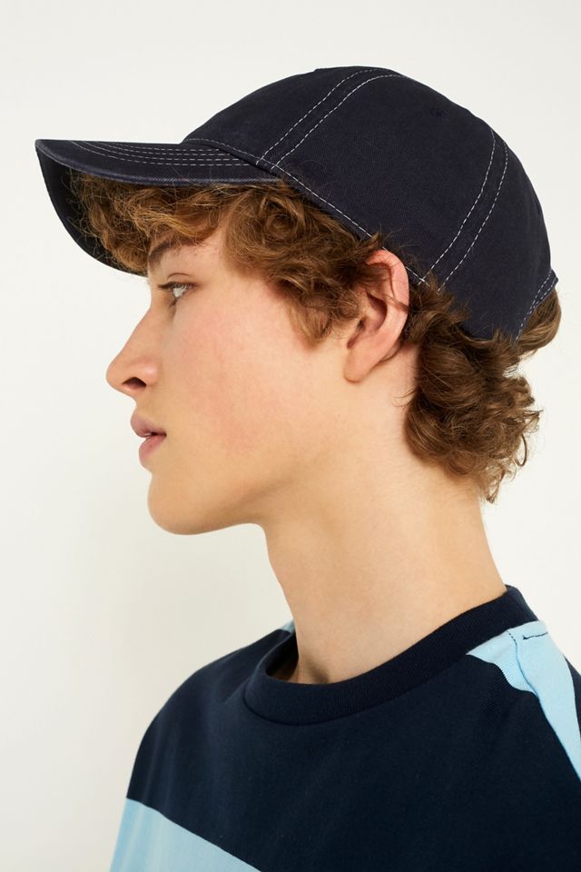 UO Washed Smile Face Navy Cap #1