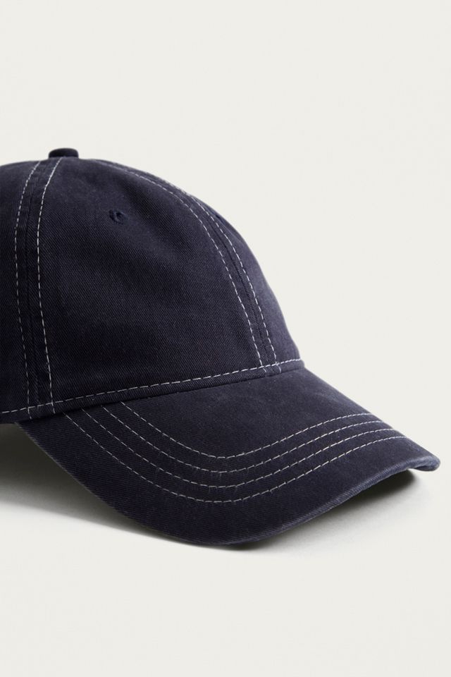 UO Washed Smile Face Navy Cap #2