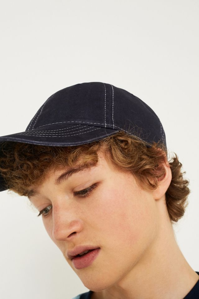 UO Washed Smile Face Navy Cap #3
