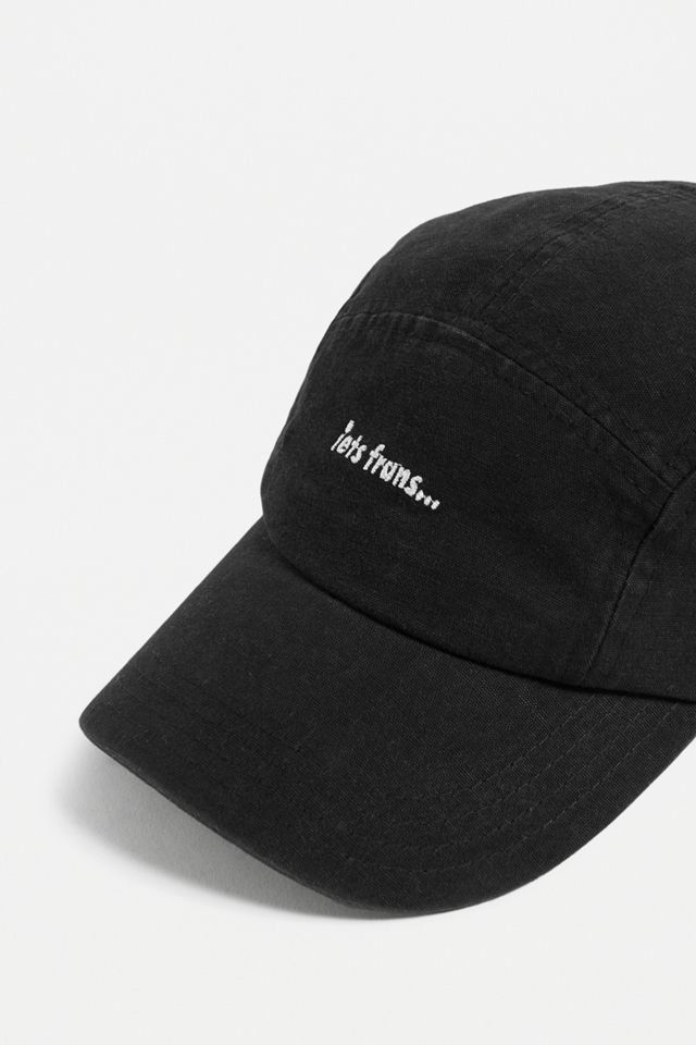 iets frans... Washed Black Logo 5-Panel Cap #1
