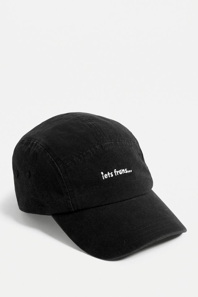iets frans... Washed Black Logo 5-Panel Cap #2