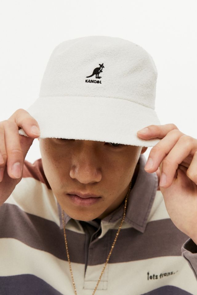 White bucket hot sale hat kangol