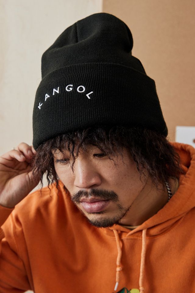 Kangol Y2K Black Knit Hood Urban Outfitters UK