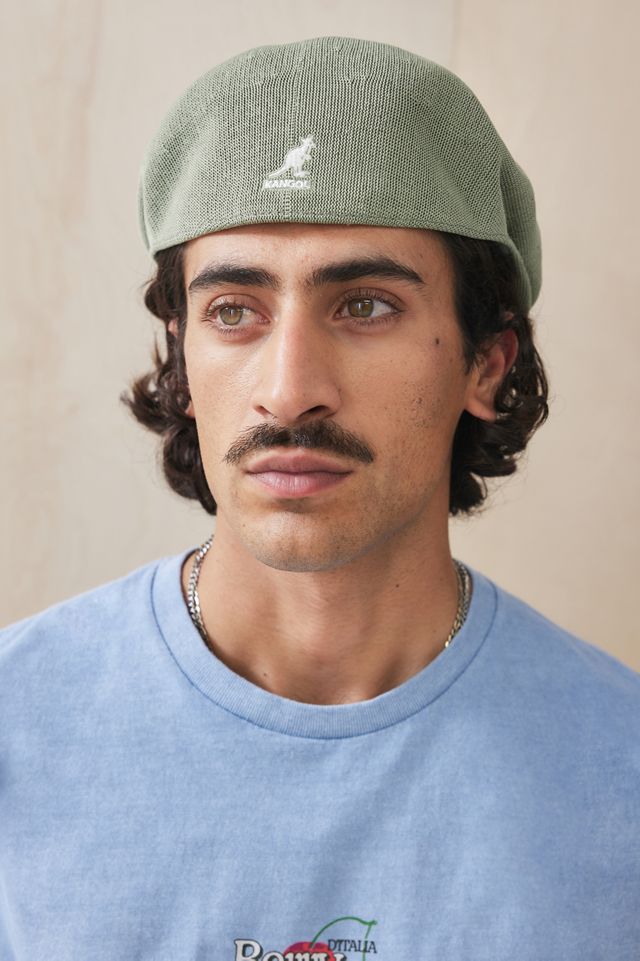 Kangol – Schiebermütze „Tropic 504" in Ölgrün #1