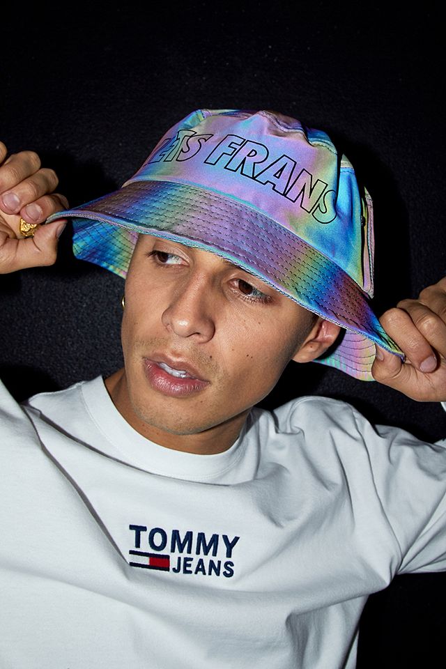 iets frans... Rainbow Reflective Bucket Hat | Urban Outfitters UK