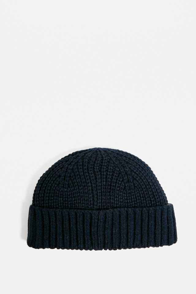 UO Navy Knit Mini Beanie #3
