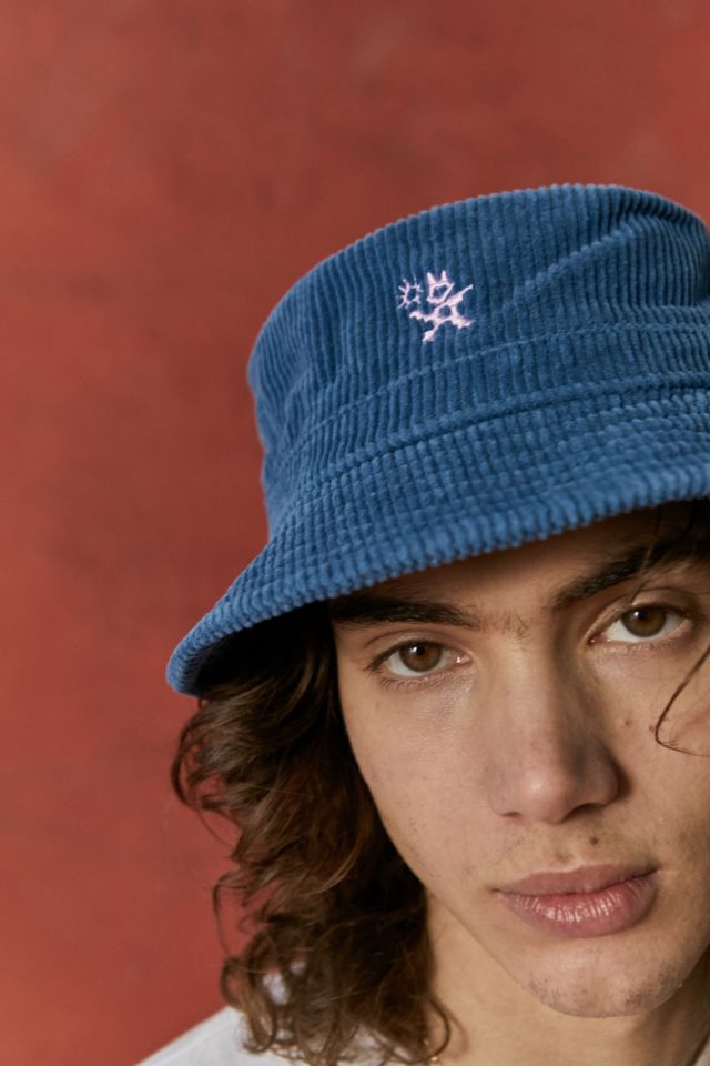 UO Blue Nomad Corduroy Bucket Hat