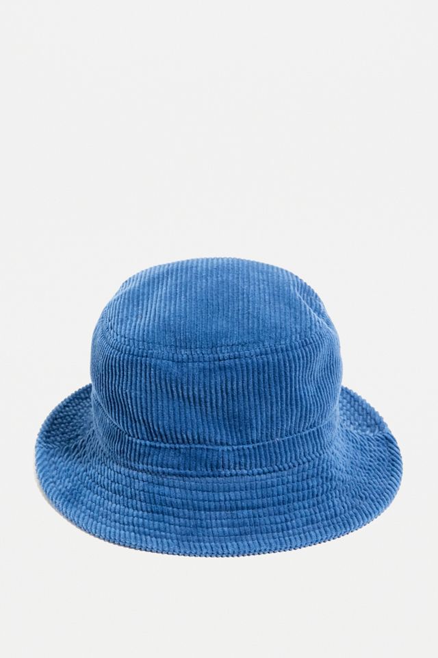 UO Blue Nomad Corduroy Bucket Hat #3