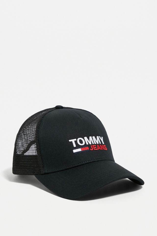 Tommy Jeans Logo Trucker Hat | Urban Outfitters UK