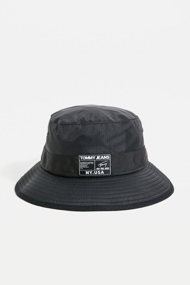 Tommy Jeans Black Technical Bucket Hat #2