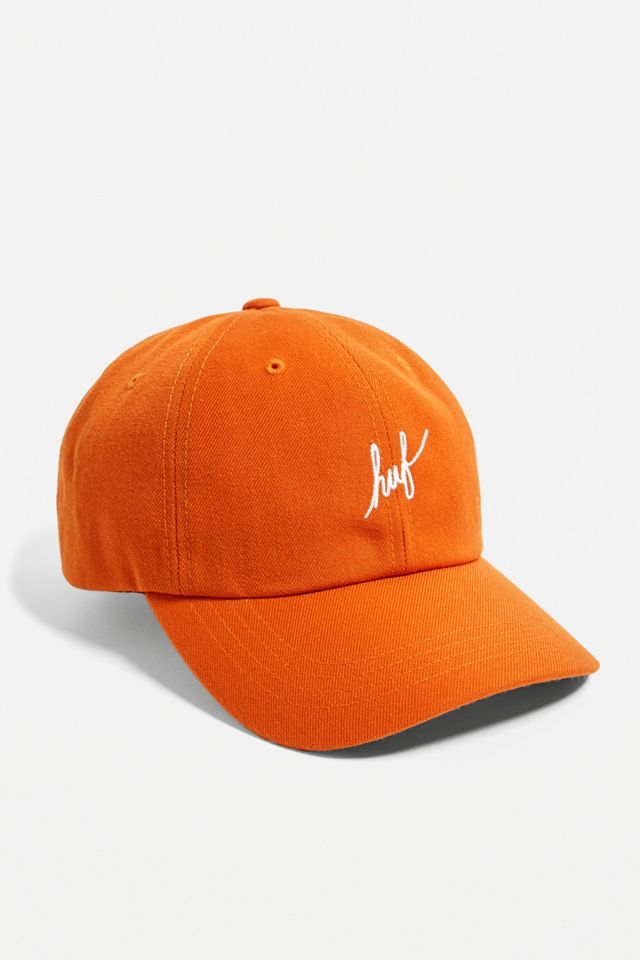 HUF Script Logo Orange Cap #2