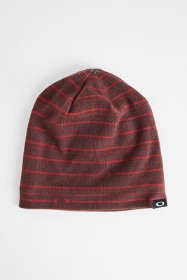 Bonnet Oakley UO Exclusive à rayures marron et rouge