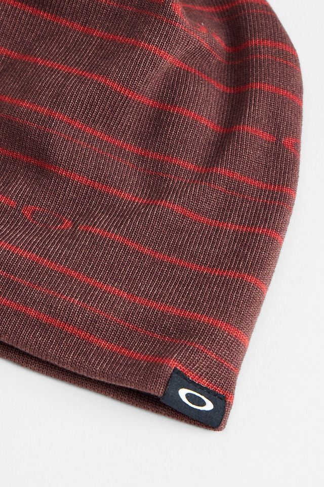 Oakley UO Exclusive Braun & Rot Gestreifte Mütze #1