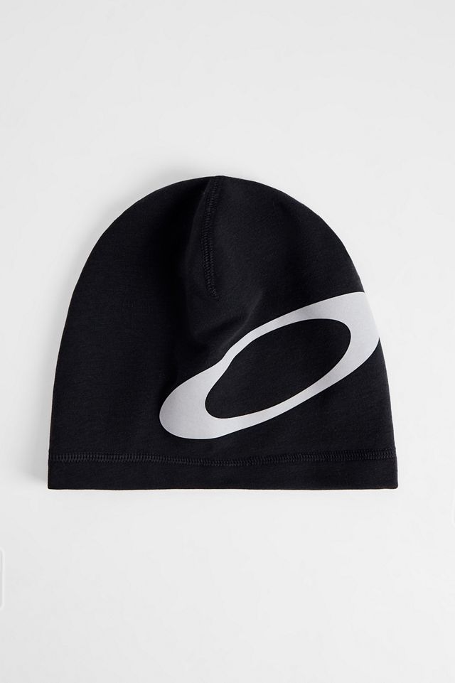 Oakley Schwarze Totenkopf-Mütze #1